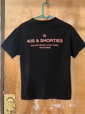 40s & Shorties Black T-Shirt
